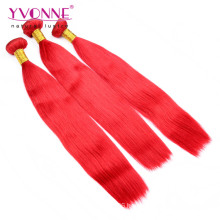 Top Quality Color Red Peruvian Remy Hair Extension